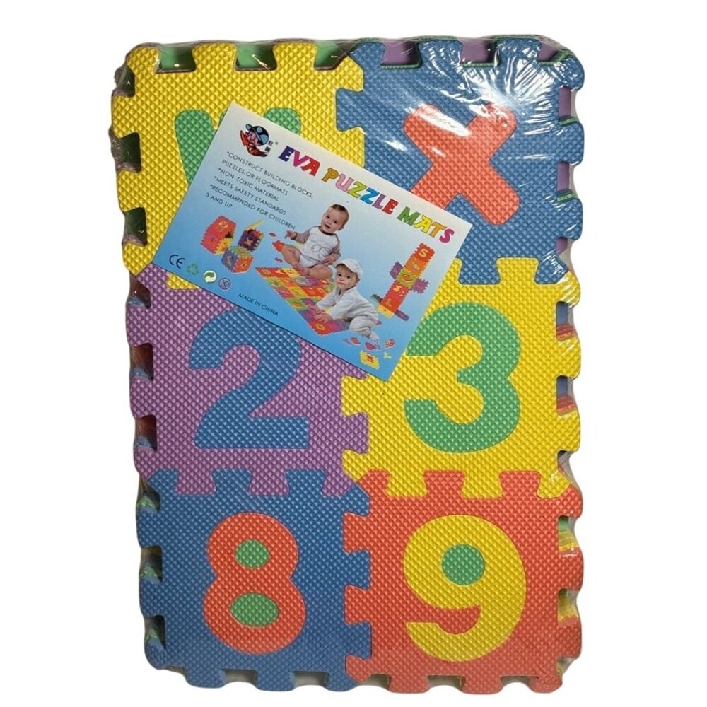 EVA Foam Alphabet Number Puzzle Mats For Kids Non-Toxic Educational Floor Tiles